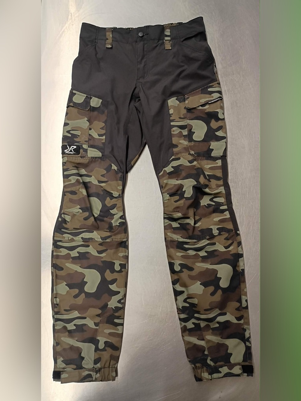 Revolution Race GPx Men's Camo Cargo Pants L 33’-34’